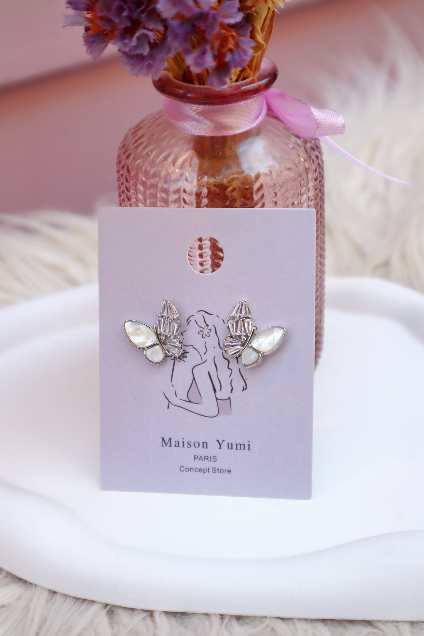 Boucles d’oreilles papillon