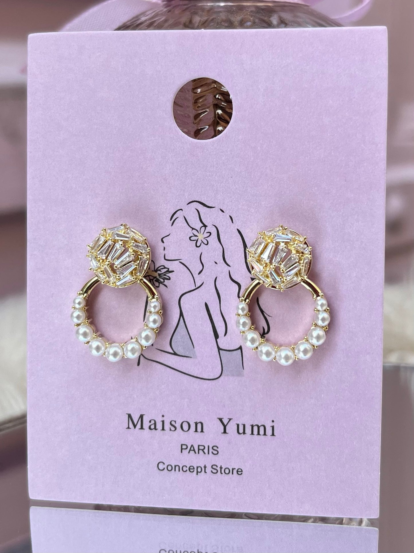Boucles d’oreilles dorées
