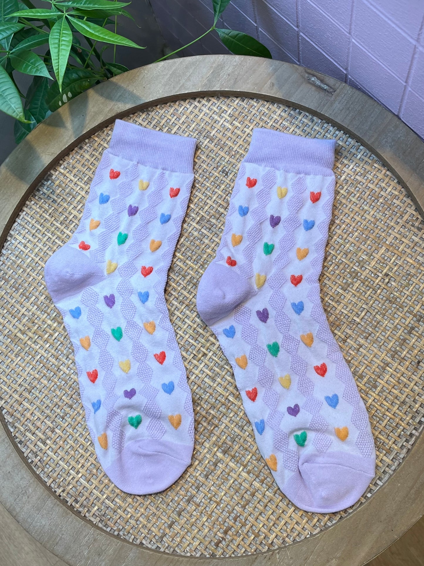 Chaussettes cœurs