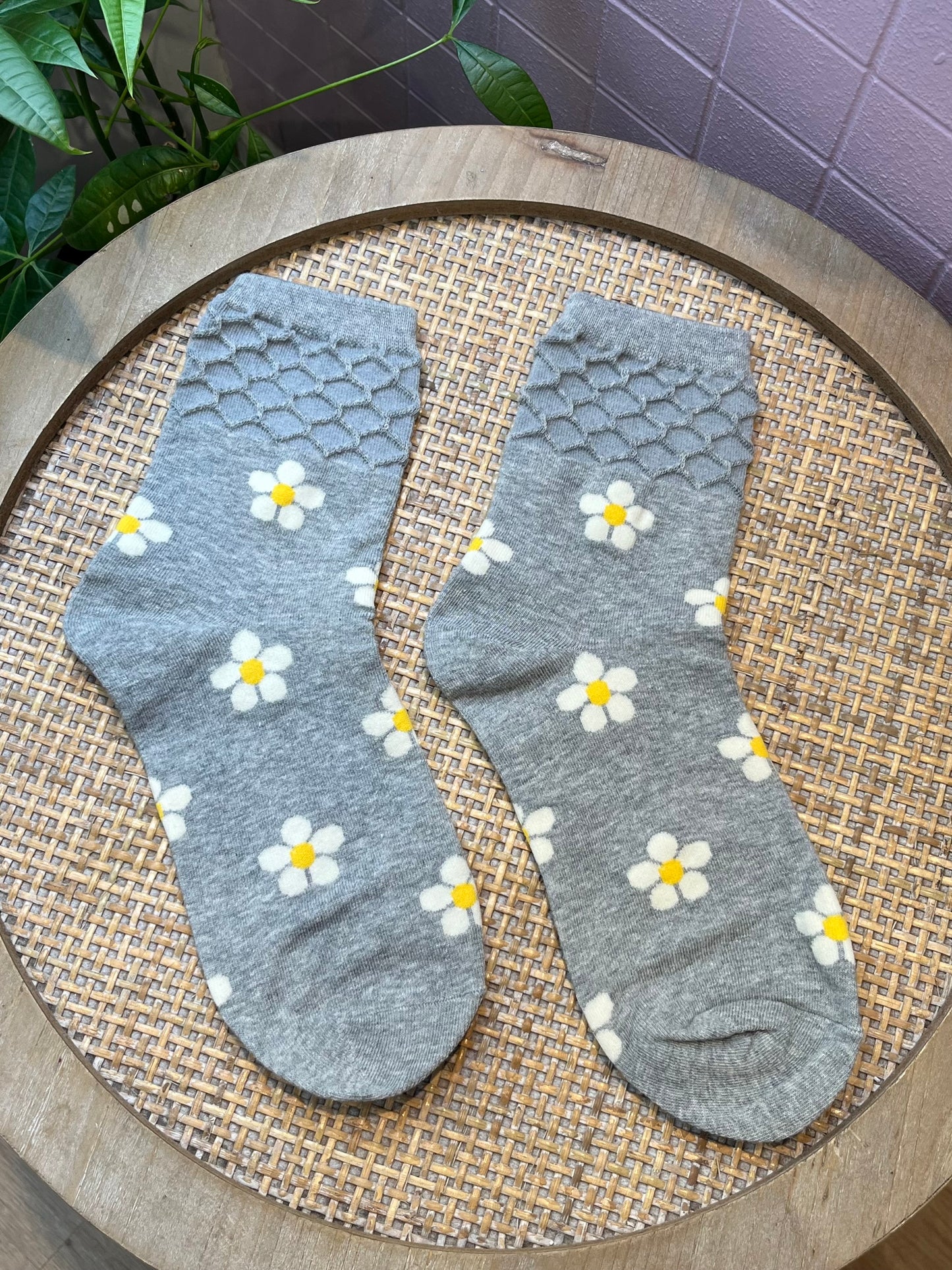 Chaussettes florales
