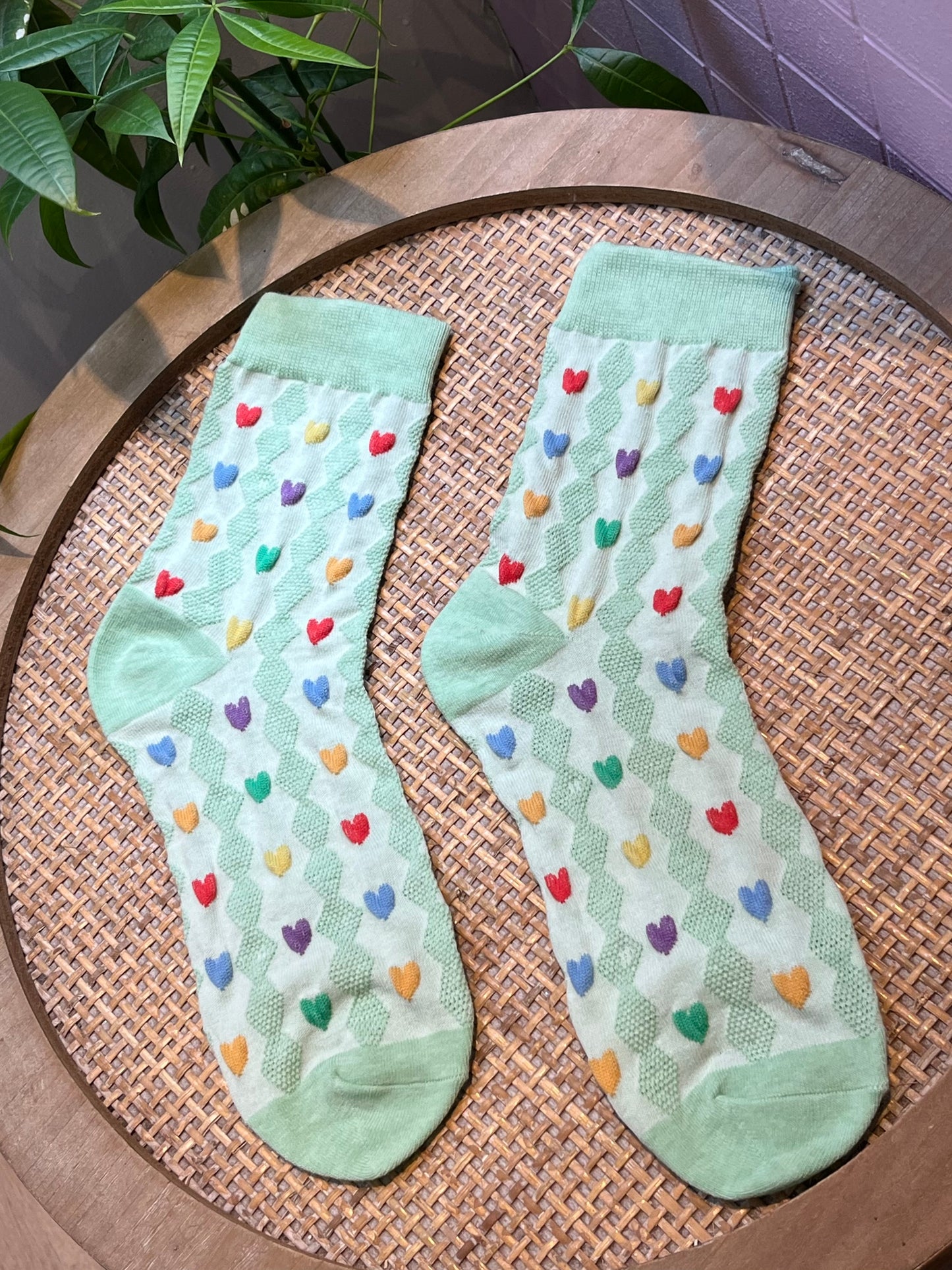 Chaussettes cœurs