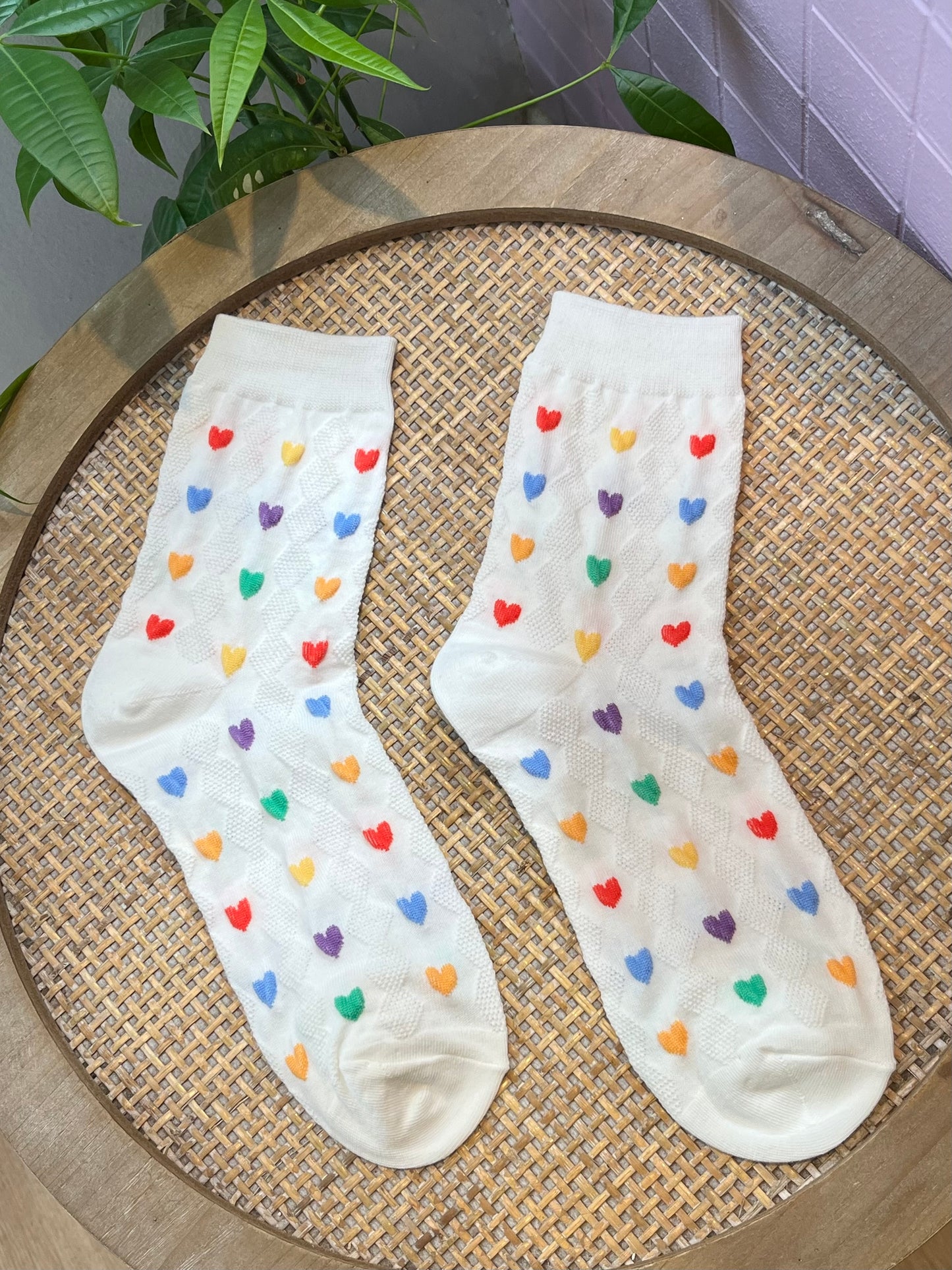 Chaussettes cœurs