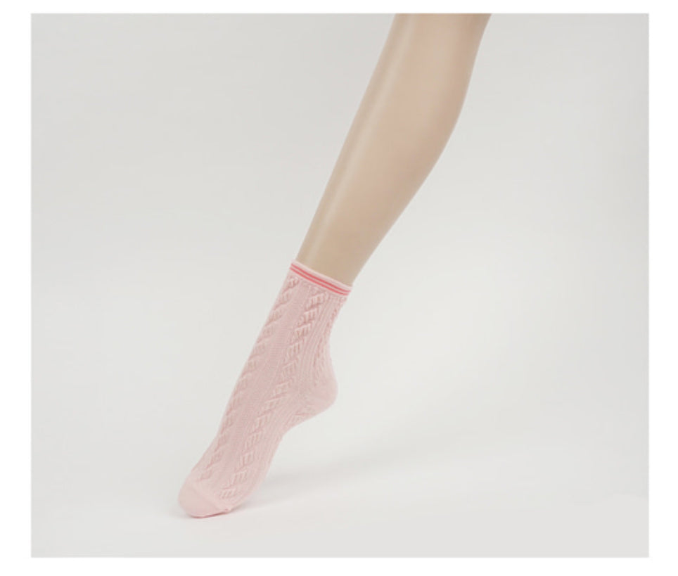 Chaussettes couleurs unies