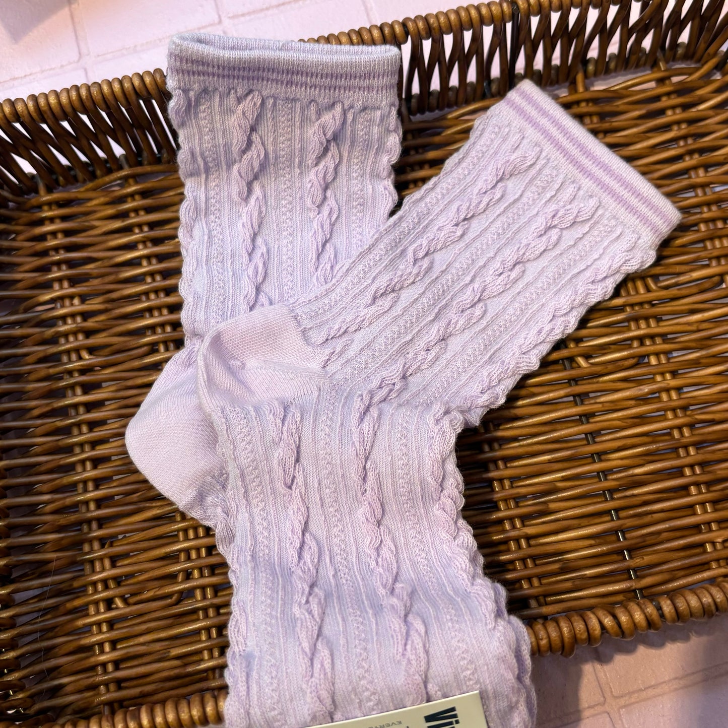 Chaussettes couleurs unies