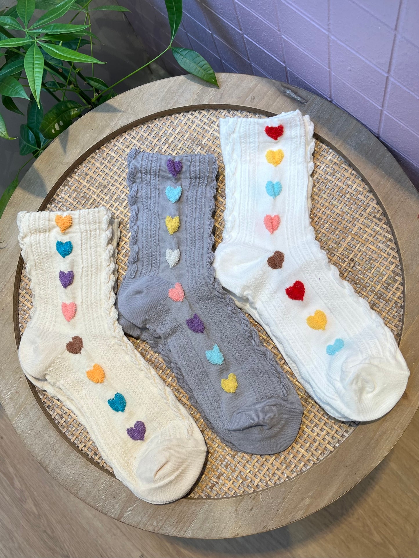 Chaussettes Cœurs