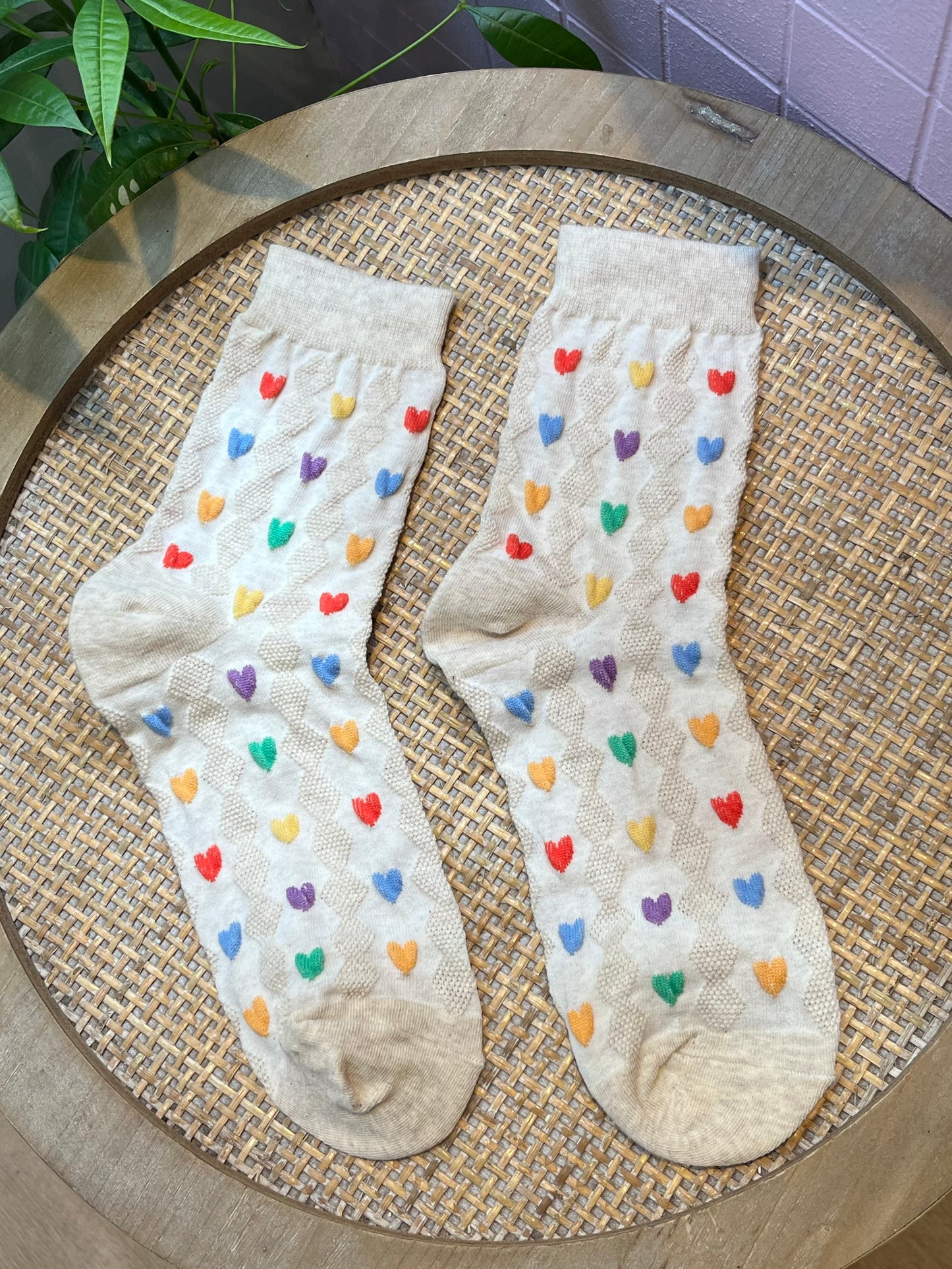 Chaussettes cœurs