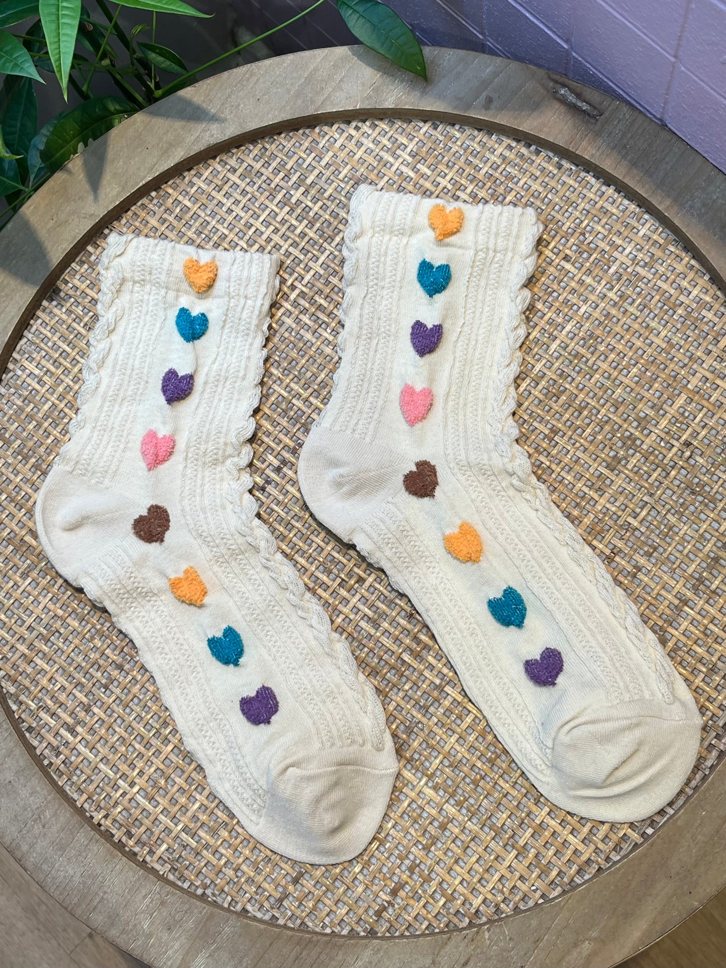 Chaussettes Cœurs