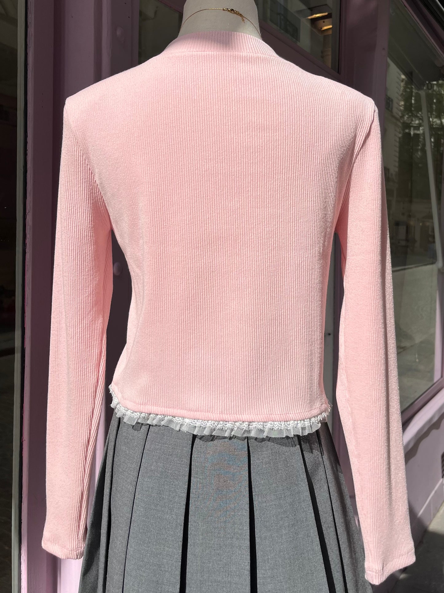 Gilet dentelle